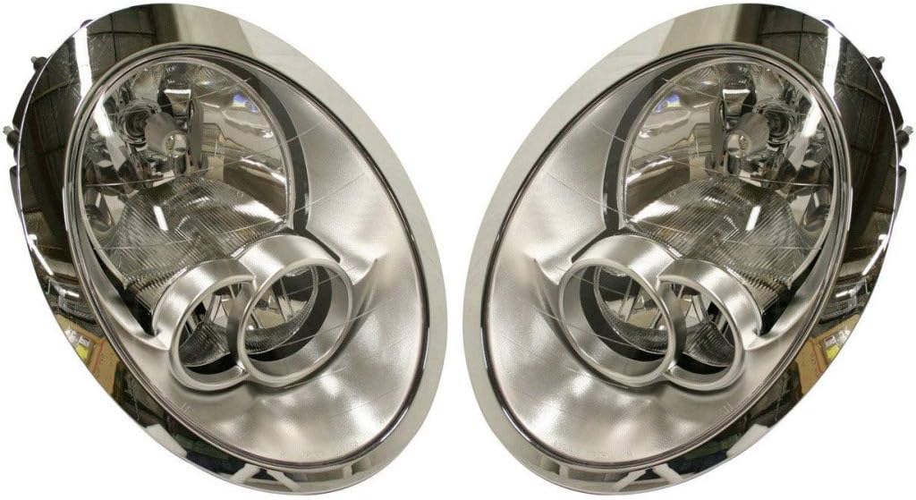 Mini Cooper Headlight Assembly Driver Side with Bulbs N190817