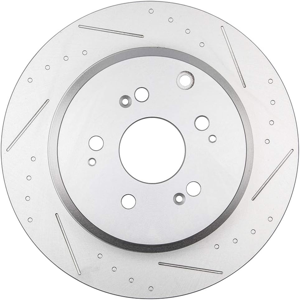 Slotted Rear Disc Brake Rotor Kits G55064