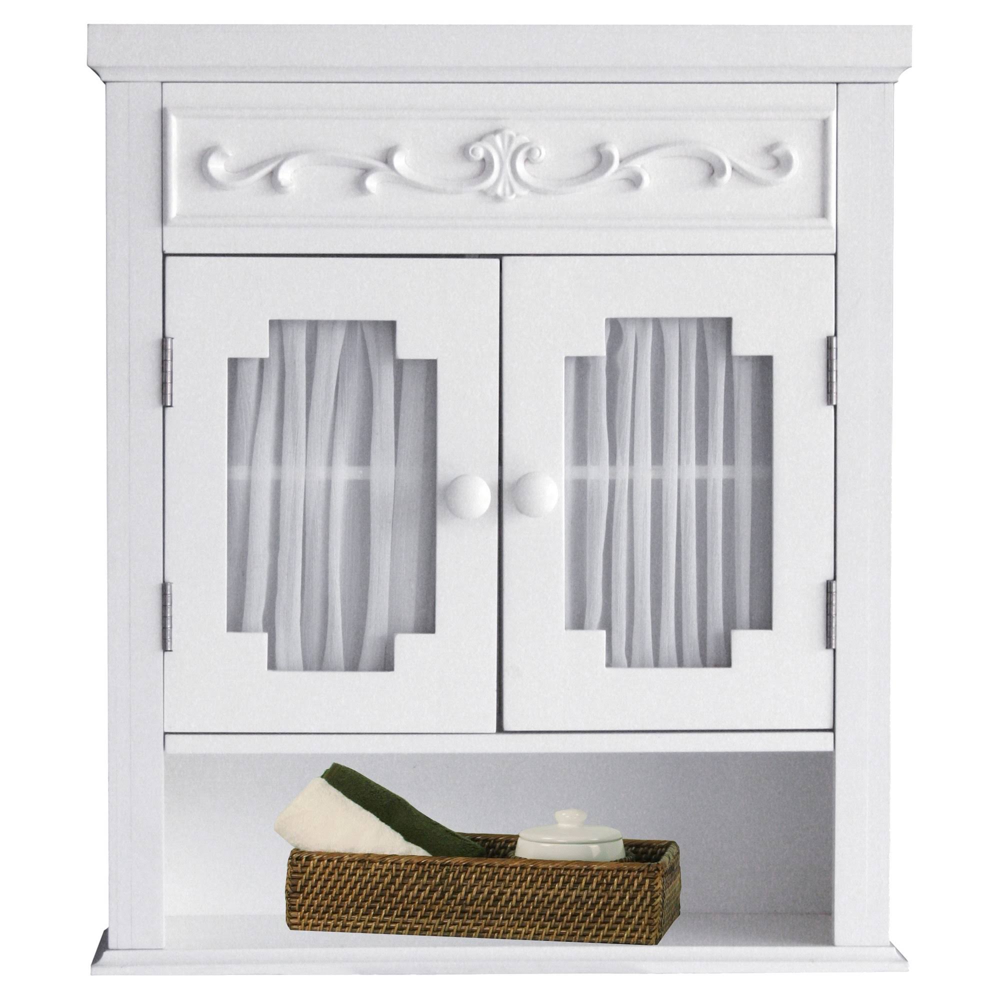 White Wall Cabinet P5655