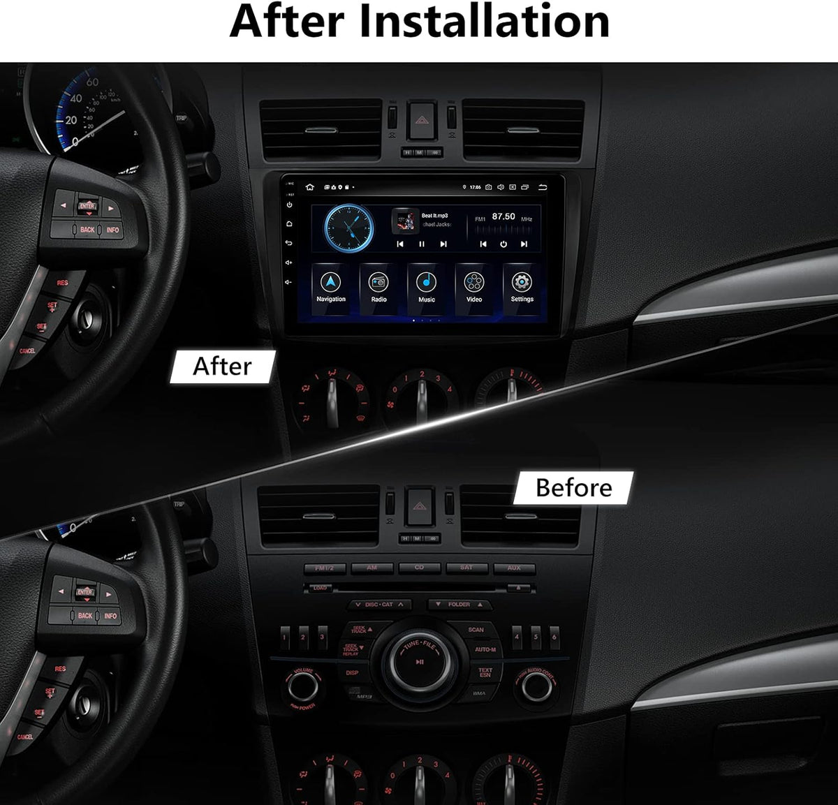 9 Inch Single Din Car Stereo Receiver X676293