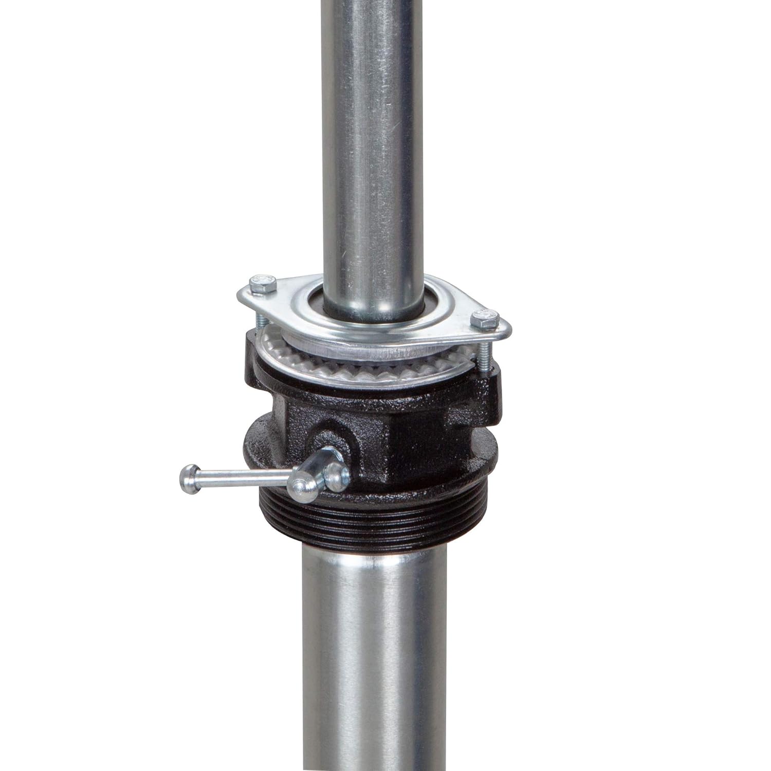 10 GPM Rotary Vane Manual Fuel Transfer Pump with 8-Ft Anti-Static Hose, Non-Sparking Nozzle, Holder, Vacuum Breaker & Flame Arrestor W841546