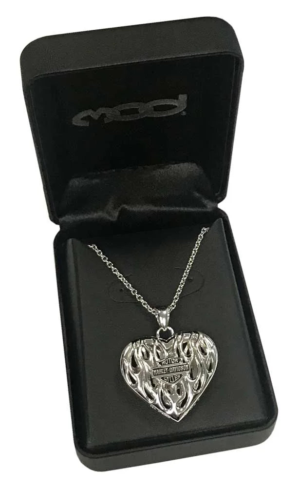 Silver Heart Necklace U365673