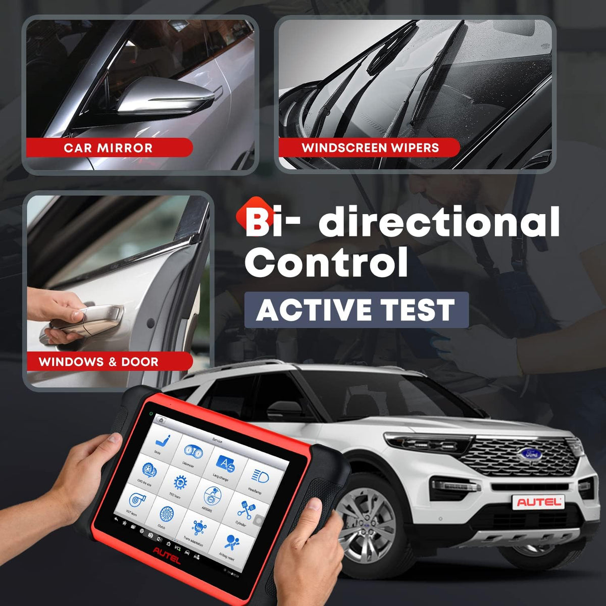 Bi-Directional OBD2 Diagnostic Scan Tool D308537