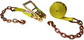 2 Inch x 30 Foot Ratchet Straps Chain End 10 Pack U6889