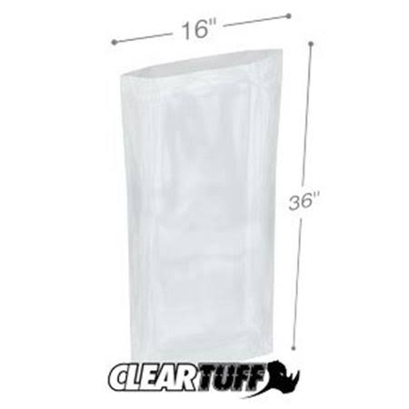 Clear Poly Bags Case of 500 S81630