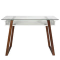 Walnut Glass Desk D182432