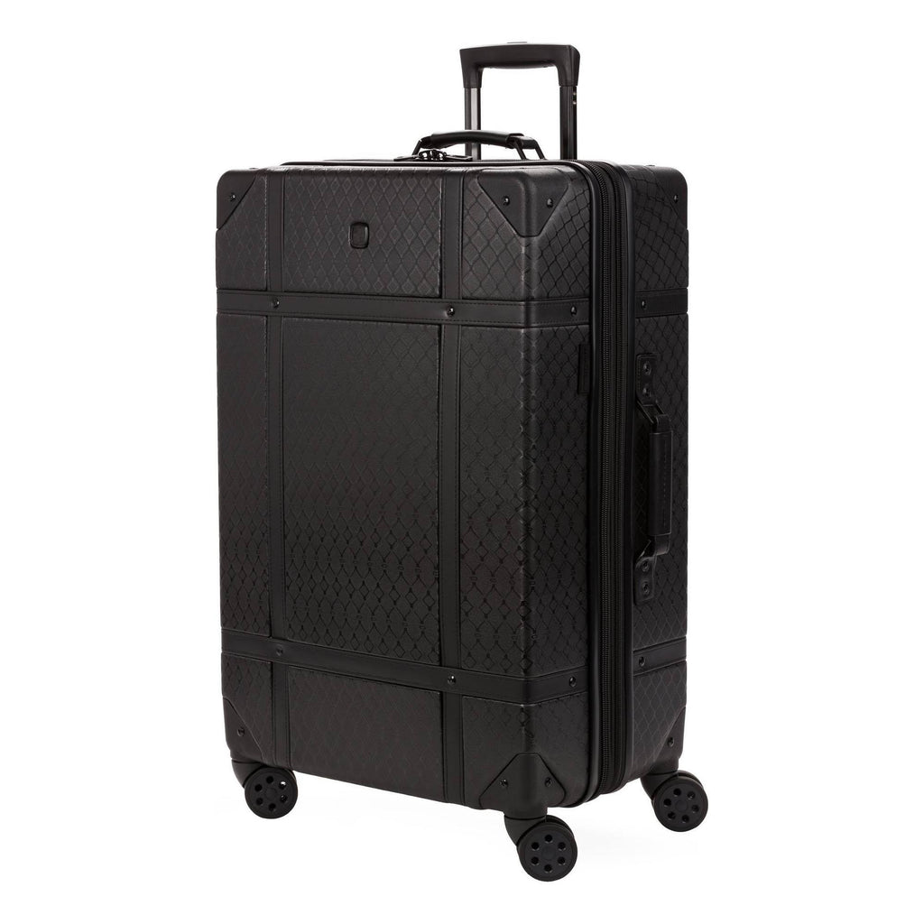 Black Hardside Trunk Suitcase H931609