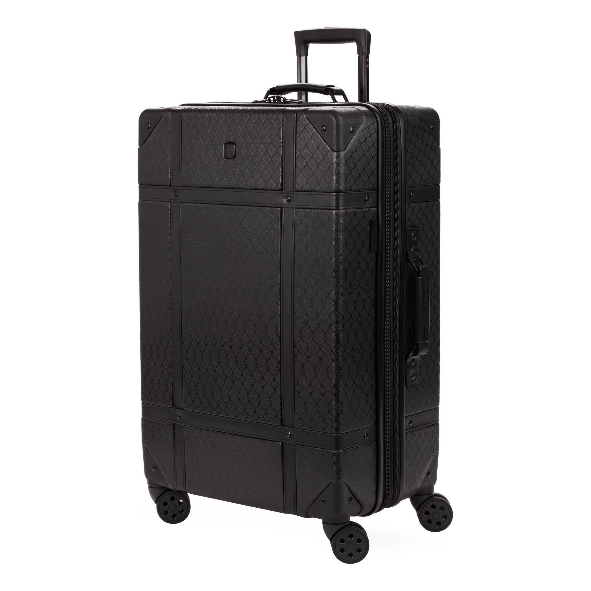 Black Hardside Trunk Suitcase H931609