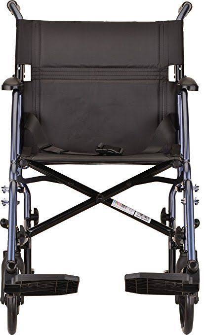 Blue Lightweight Transport Chair P625