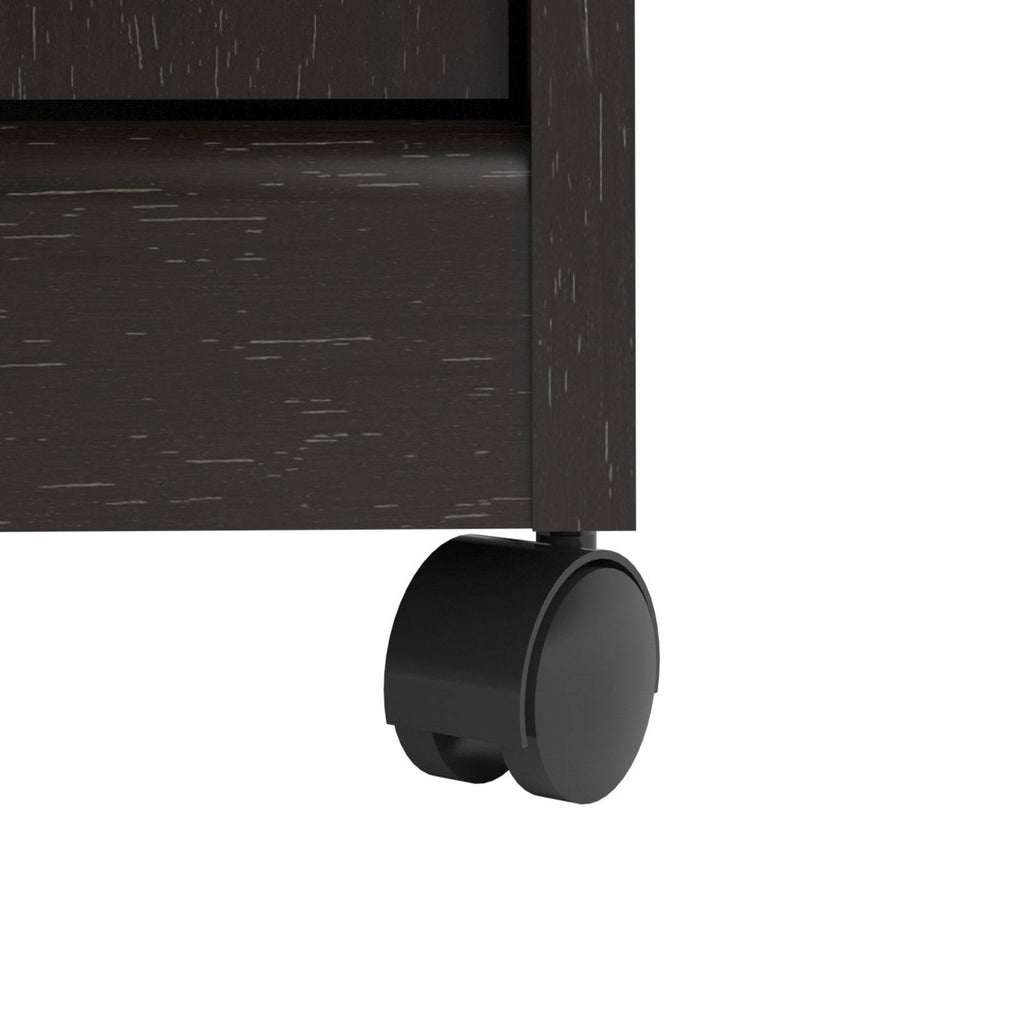 Microwave Cart with Shelf Espresso R8710