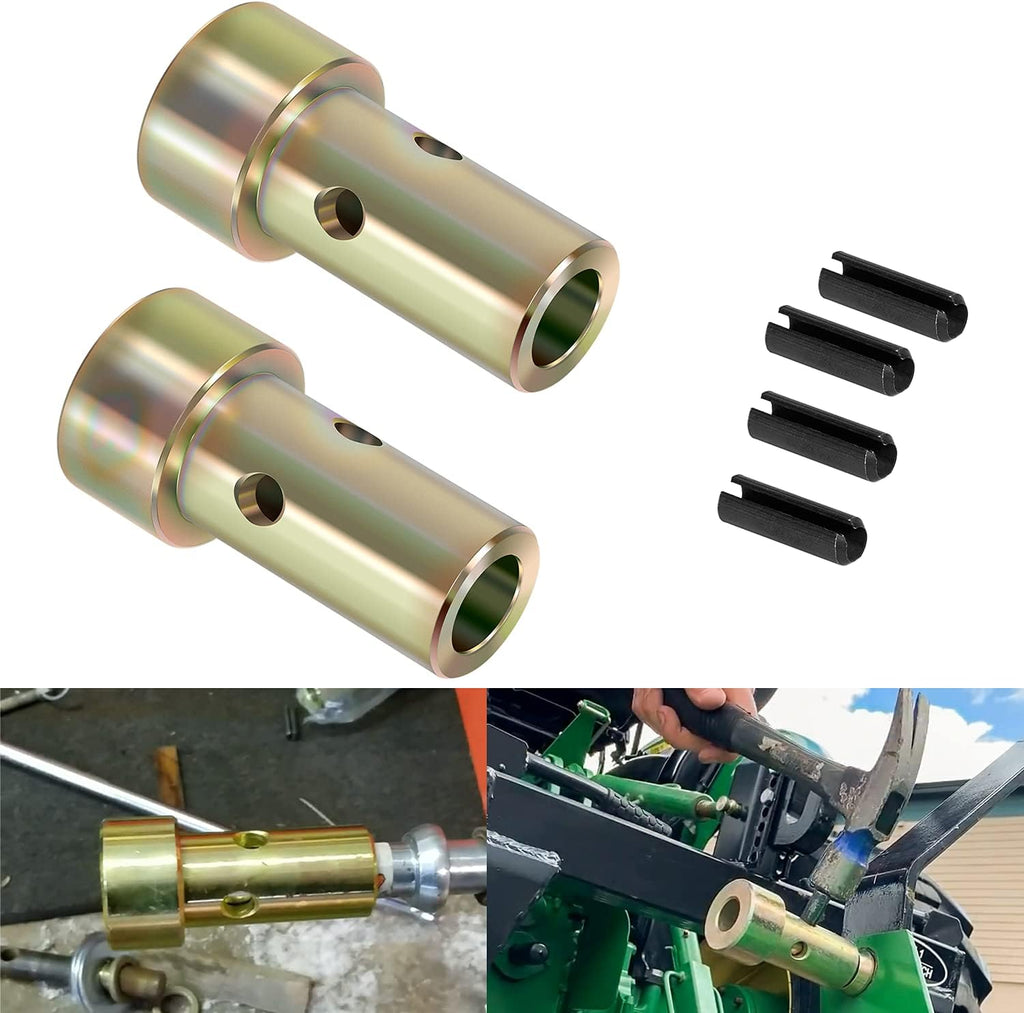 Pair of Cat 1 Quick Hitch Adapter Bushings Set for Category I 3-Point Tractors D837107
