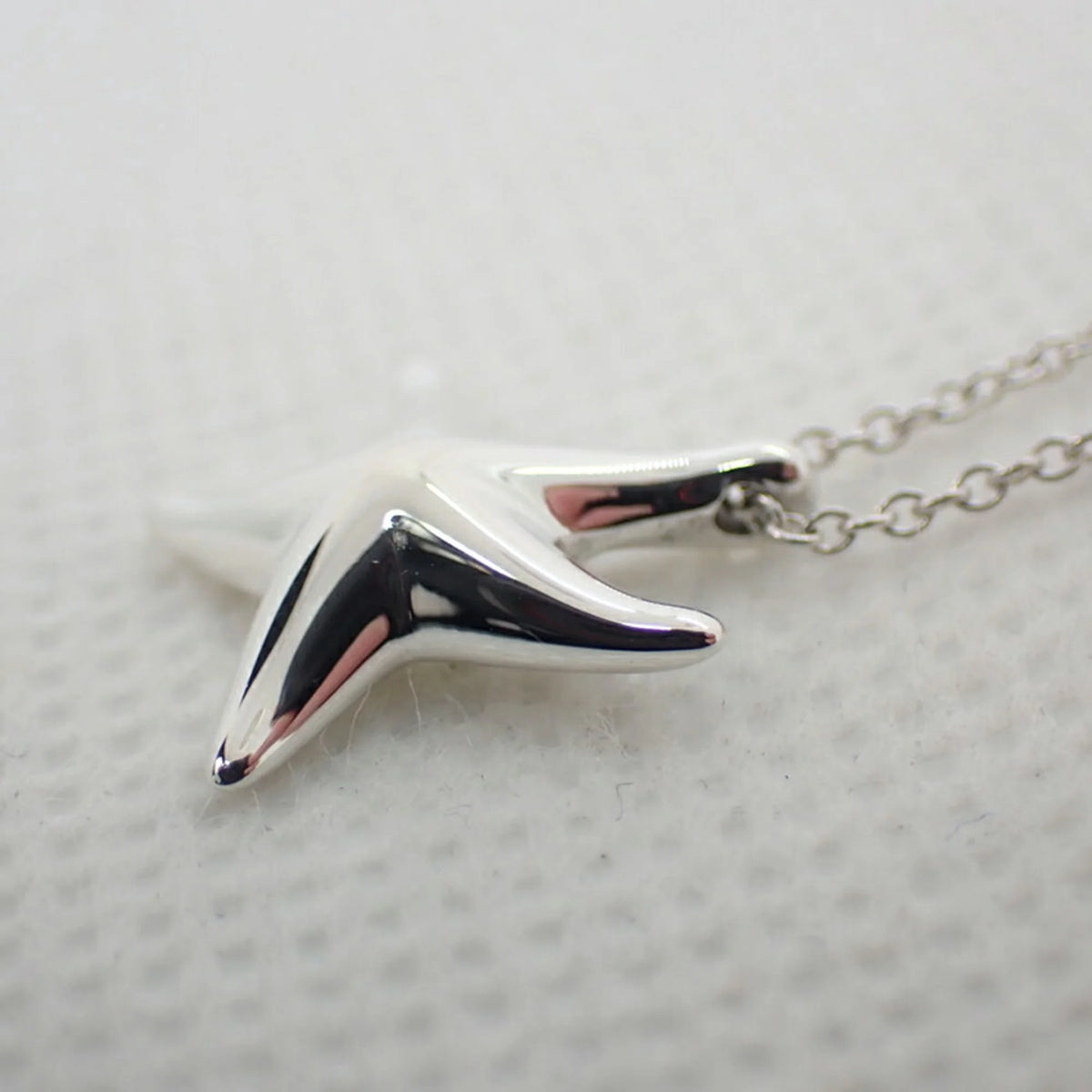 925 Starfish Pendant Necklace I411