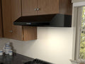 Black Under Cabinet Range Hood S649