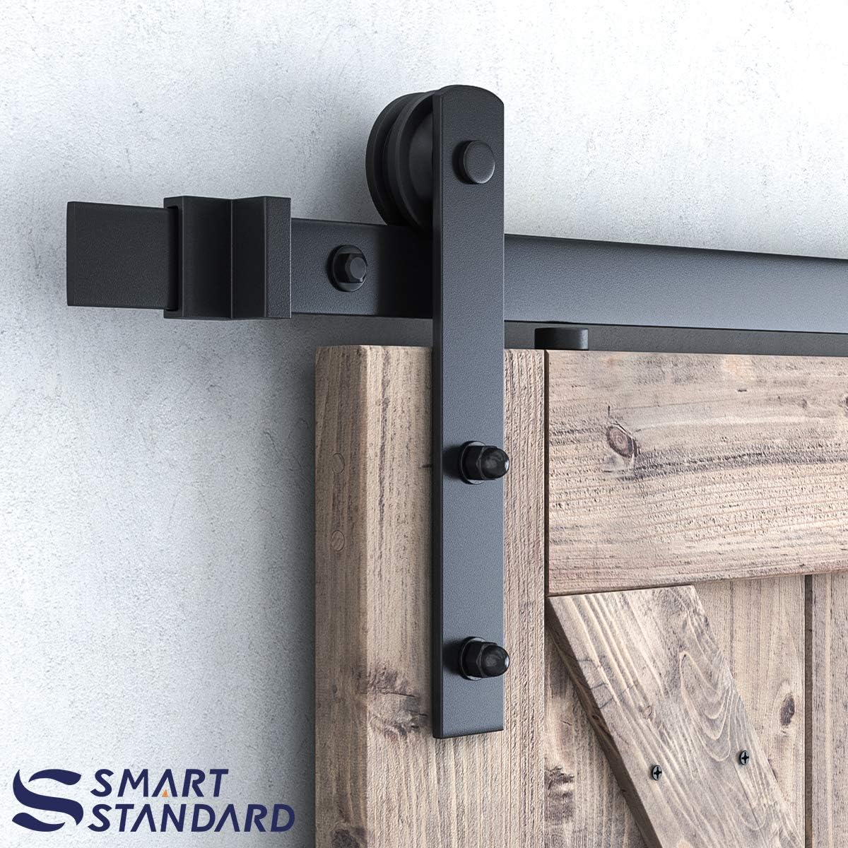 6ft Heavy Duty Sliding Barn Door Hardware Kit for 36" Wide Door Panel S599