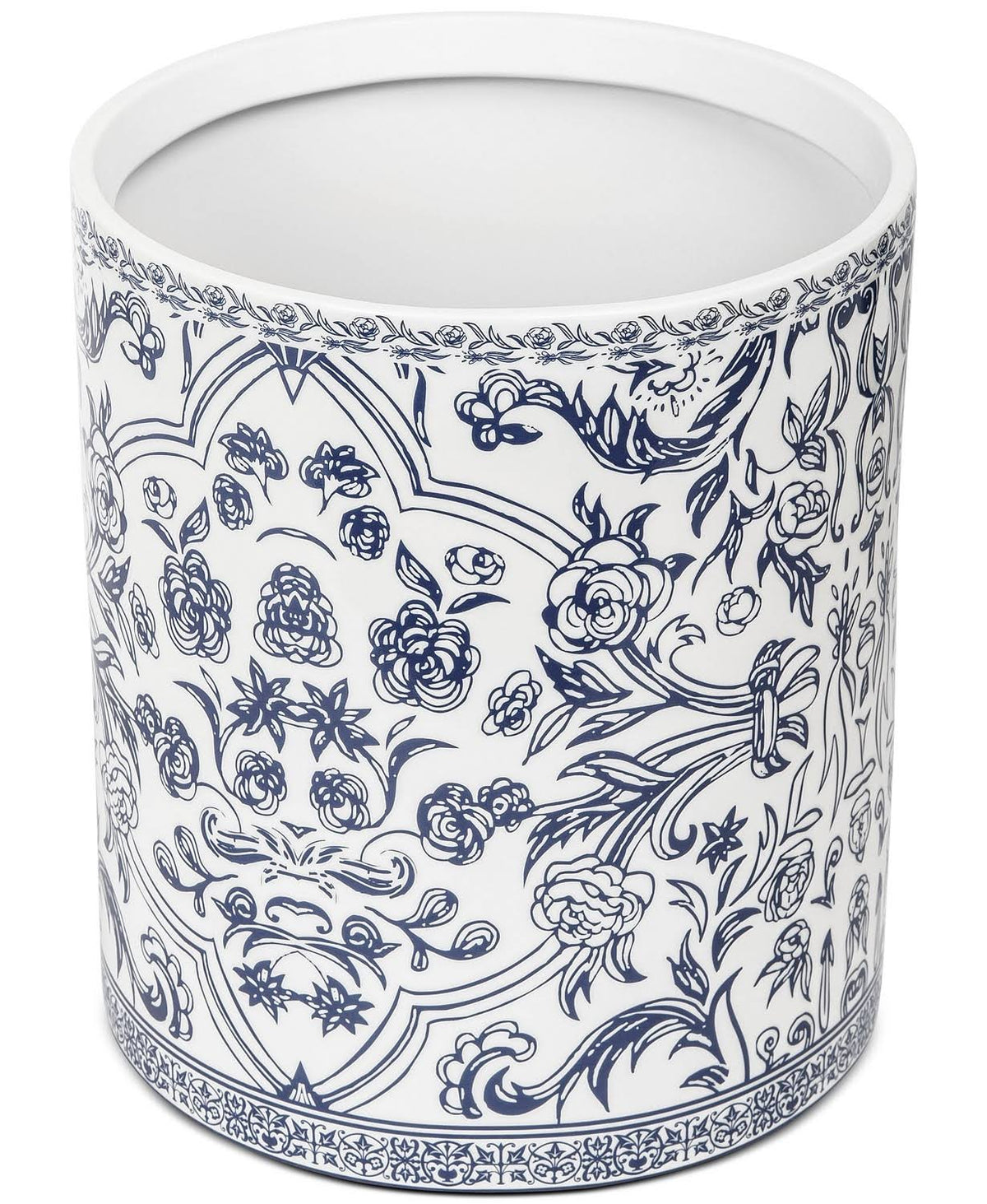 Blue Waste Basket W536