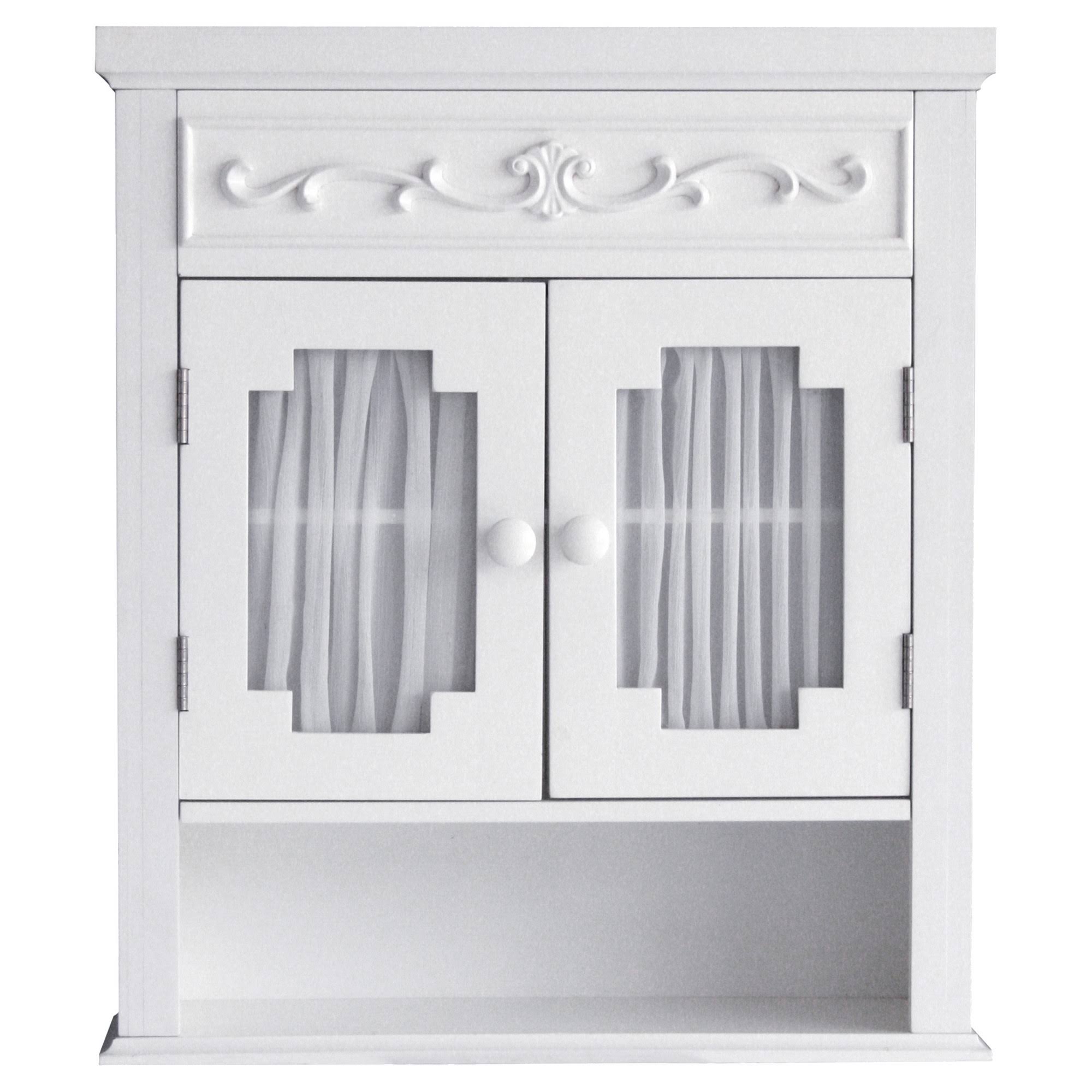 White Wall Cabinet P5655
