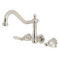 Polished Nickel Wall Mount Tub Filler R64140