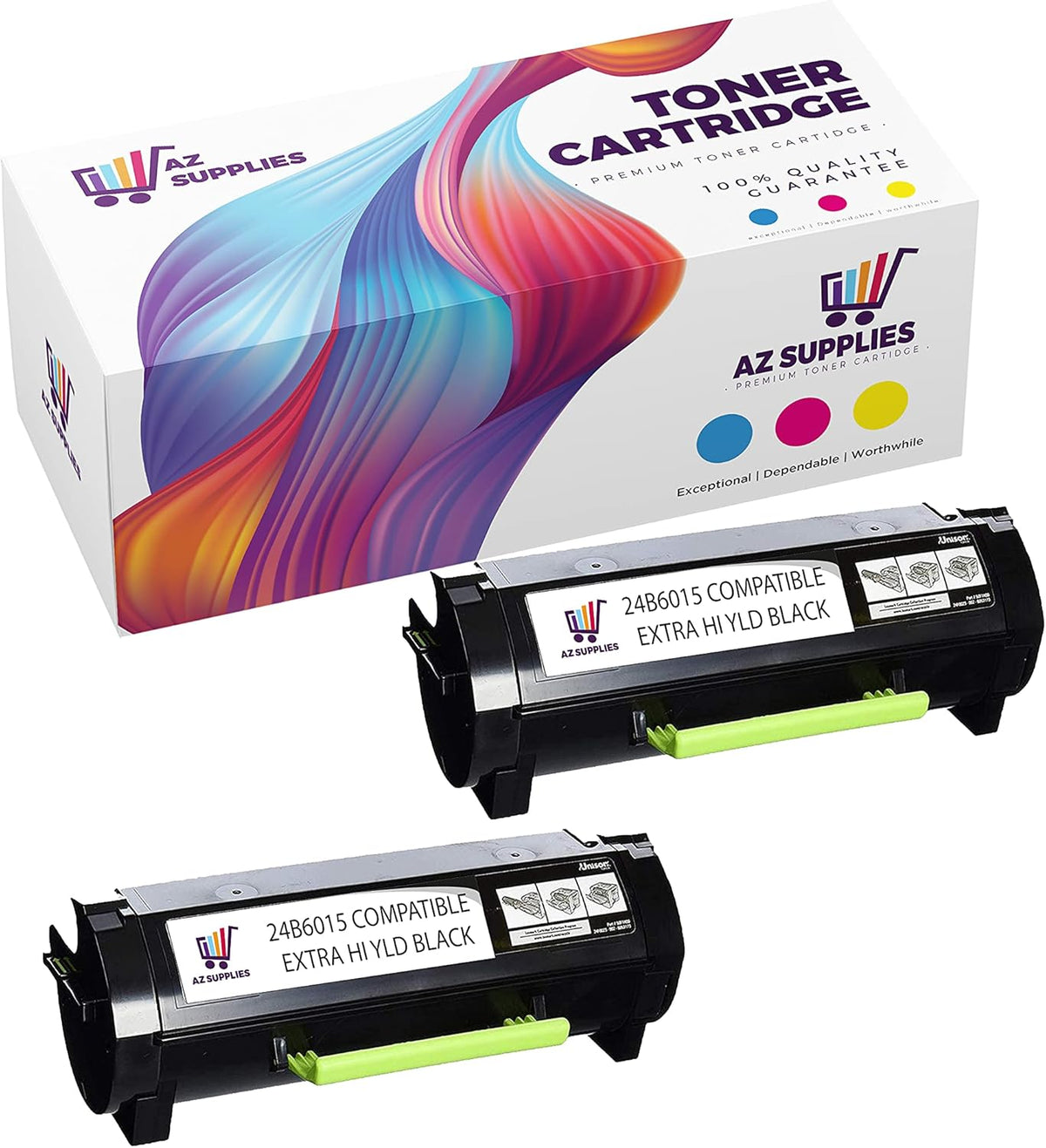 Compatible Extra High Yield Black Toner Cartridge 2 Packs G6699