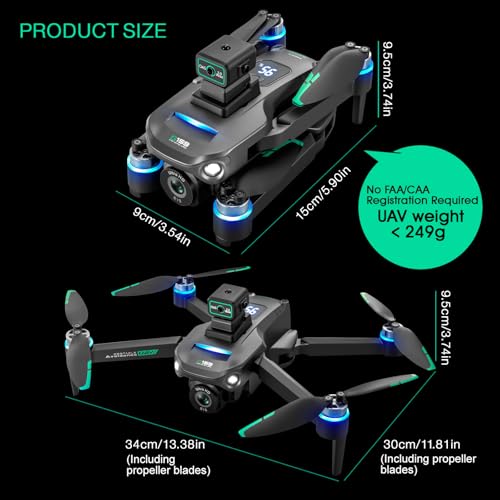 Black 4k GPS FPV Drone with Camera Z7599
