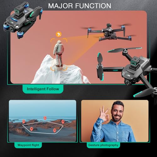 Black 4k GPS FPV Drone with Camera Z7599