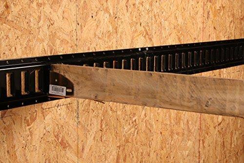 8-ft Powder-Coated Steel E Track Tie-Down Rail, Pack of 4 P23264