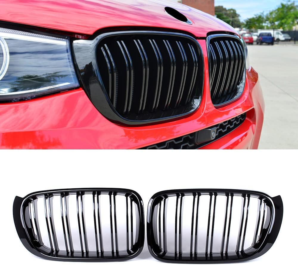 Gloss Black ABS Front Kidney Grille, 2-pc Set K559459