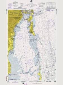 Historical Nautical Chart: FL, Miami to Elliot Key Year 1975 P3719