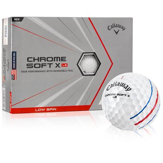 White Triple Track Golf Balls I74314
