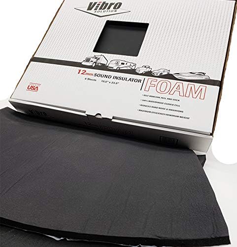 455 mil Waterproof Closed Cell Foam Sound Deadening Material 6 Sheets F4609