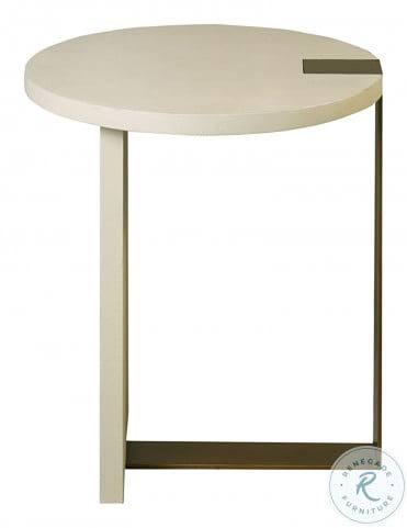 Light Grey Shagreen Side Table F751