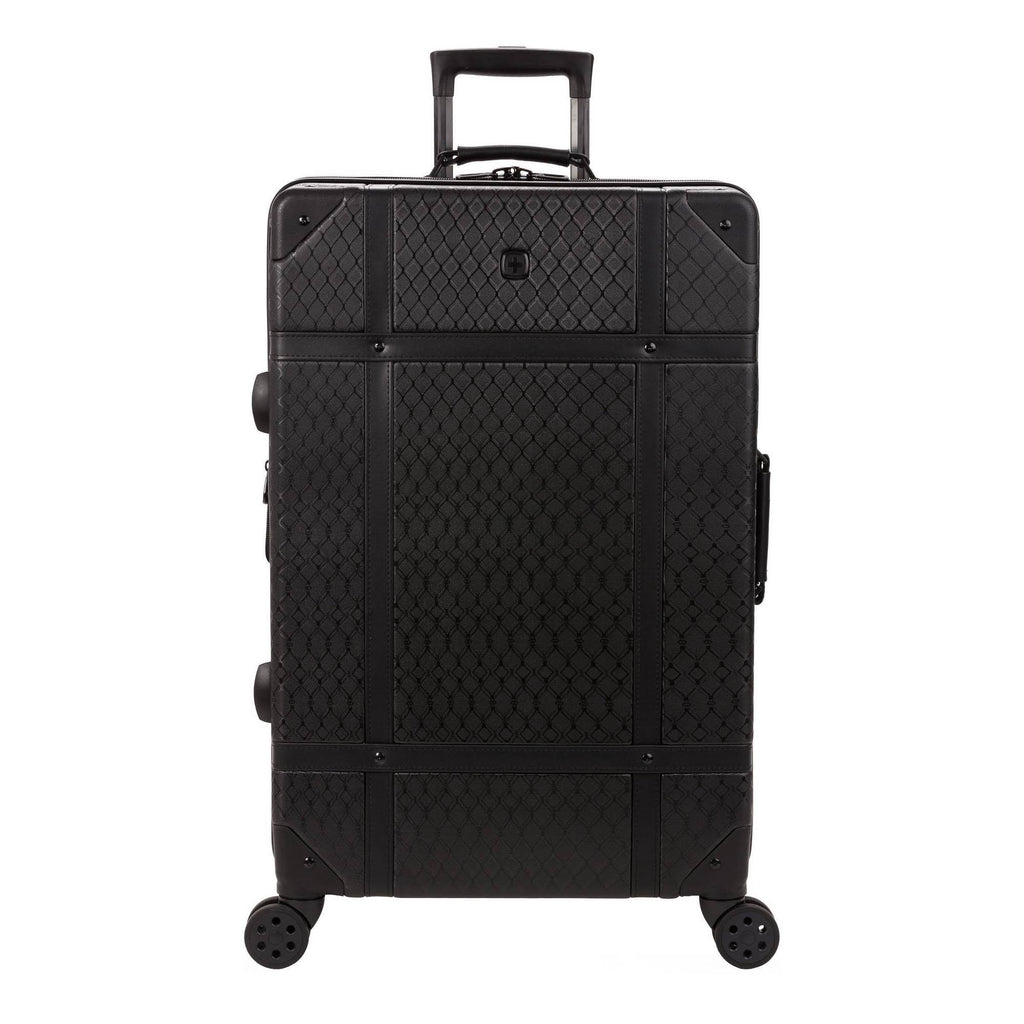 Black Hardside Trunk Suitcase H931609