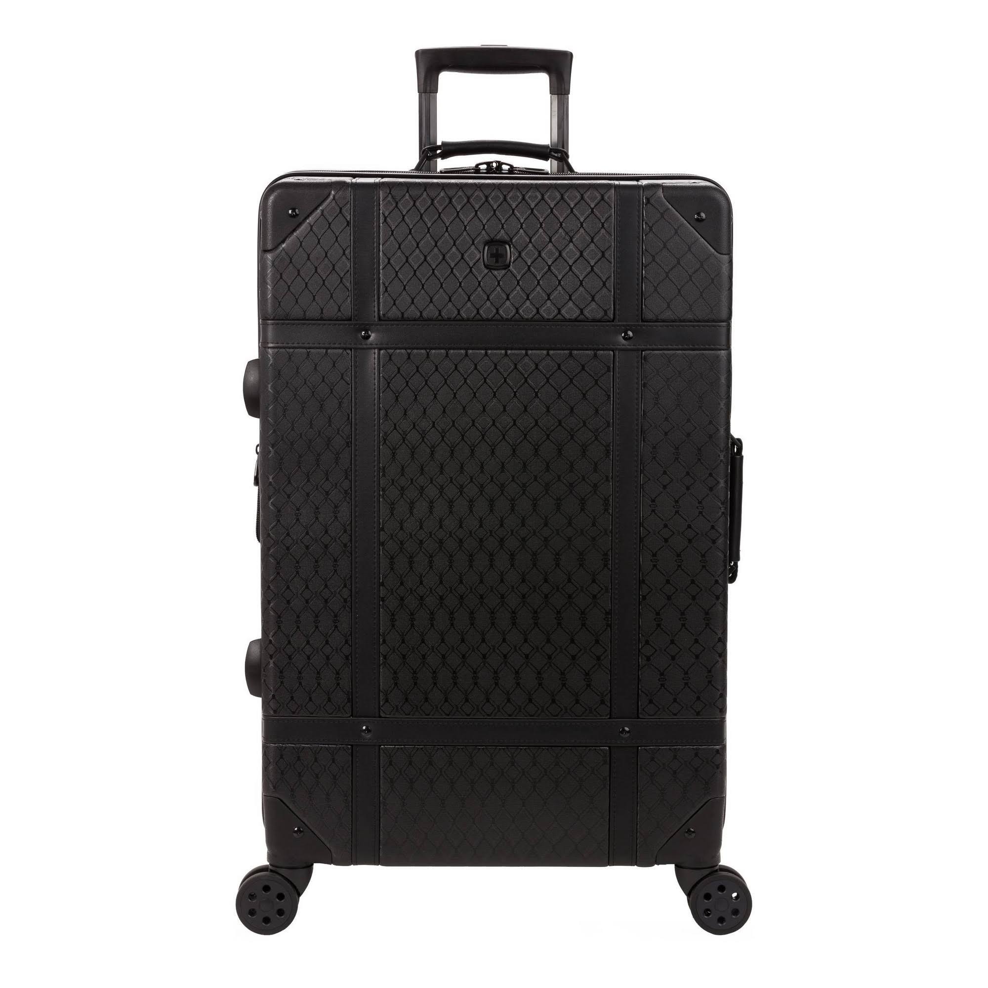 Black Hardside Trunk Suitcase H931609