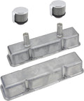 Chrome Aluminum Valve Covers with Shielded Breathers N1497