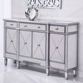 3 Drawer Silver Accent Cabinet I8153