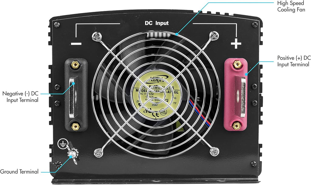 48V 10000 Watt Power Inverter Black P11508