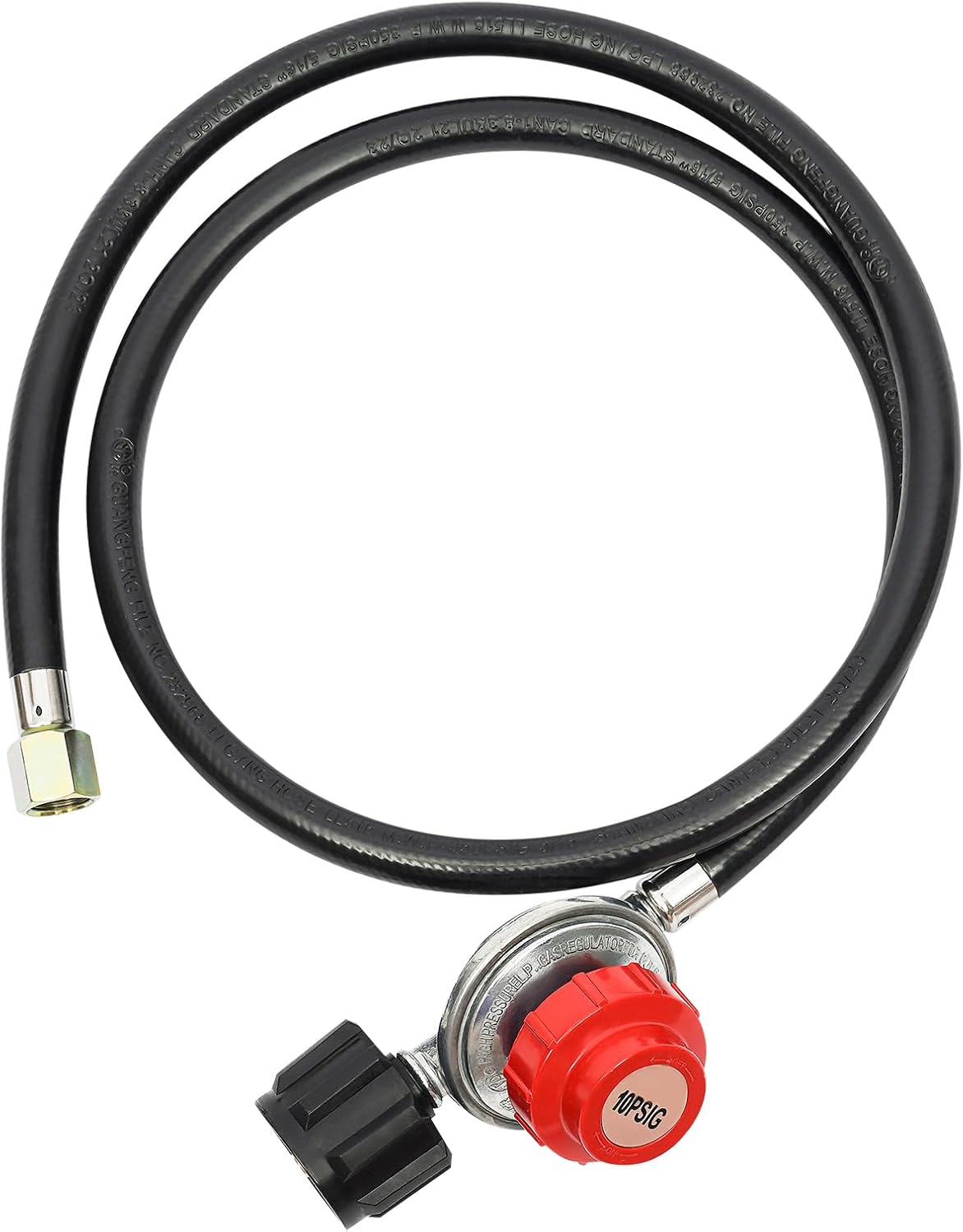 Portable Single Burner Propane Gas Stove with Adjustable Regulator Hose A919