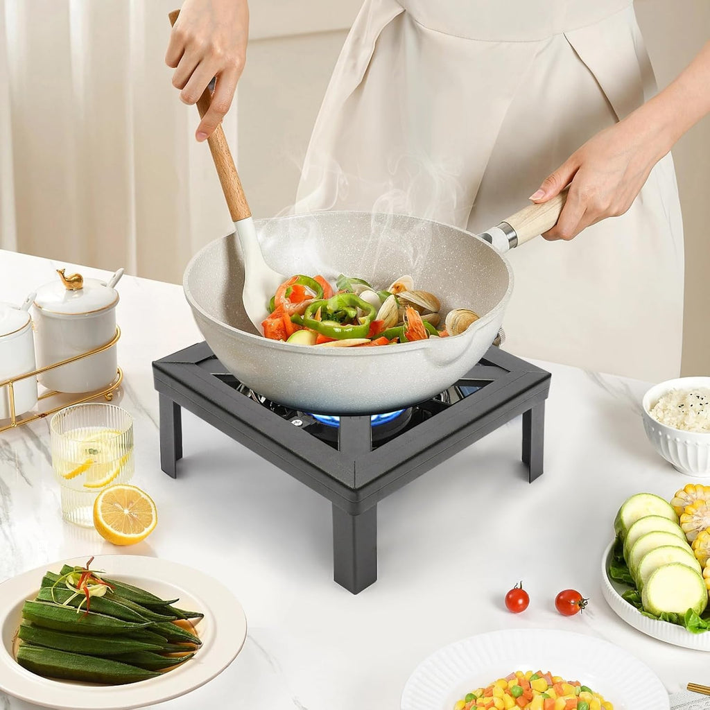 Portable Single Burner Propane Gas Stove with Adjustable Regulator Hose A919