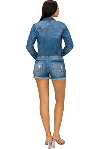 Stone Washed Denim Jean Jacket B286