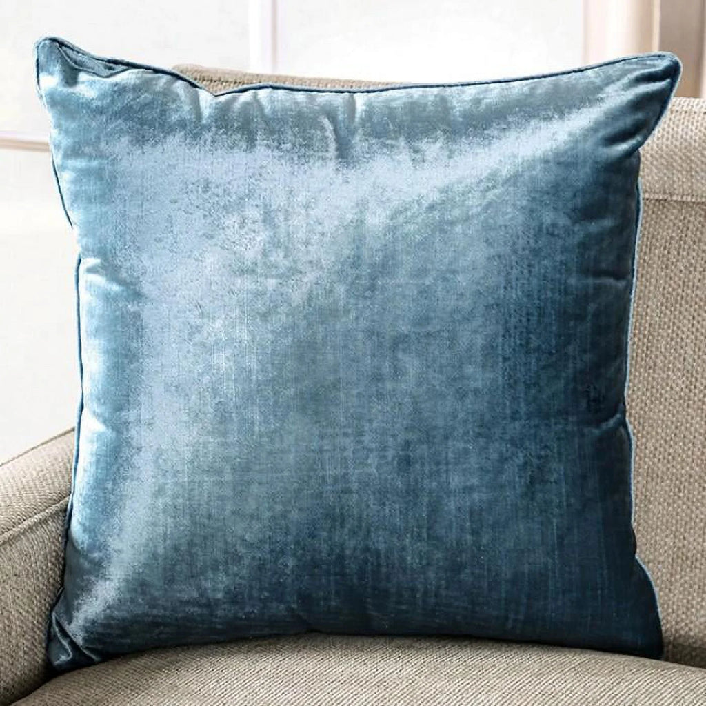 Beige & Teal Chenille Loveseat C90507
