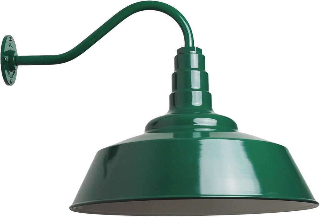 Black 20 inch Dome Barn Light W88195