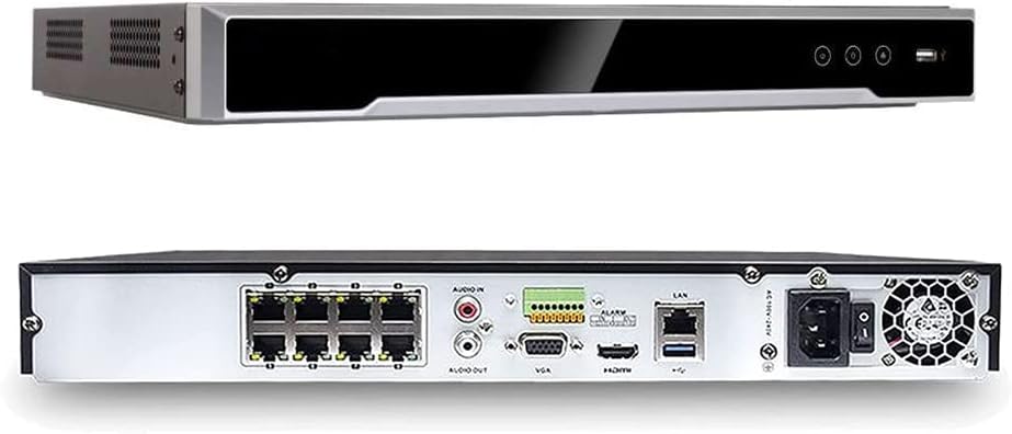 8CH 4K POE NVR Network Video Recorder B386