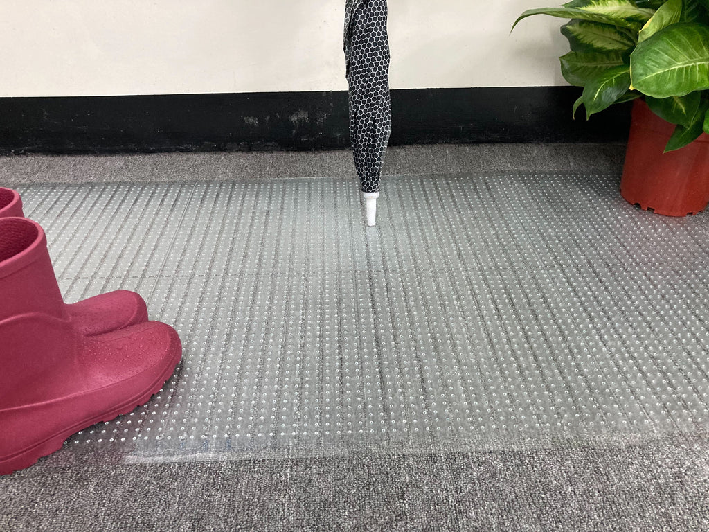 Clear Waterproof Non-Slip Runner Rug N877