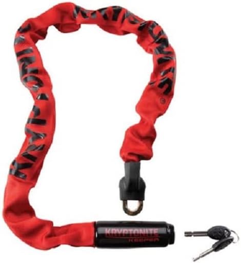 Purple Integrated Bicycle Lock Chain Bike Lock, 33.5-Inch, Pack of 2 Q19867