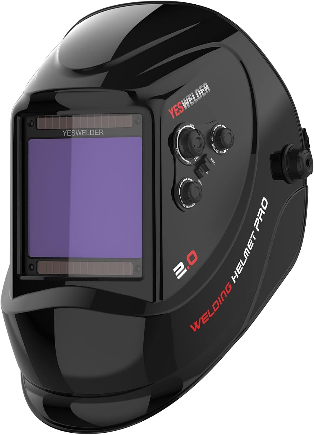 Large Viewing True Color Solar Power Auto Darkening Welding Helmet with 4 Arc Sensor L833