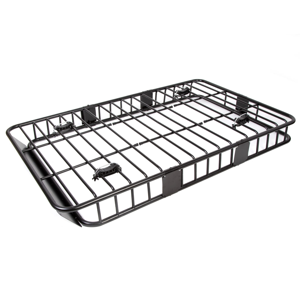 67" Expandable Car Top Roof Rack Cargo Basket Carrier M6279