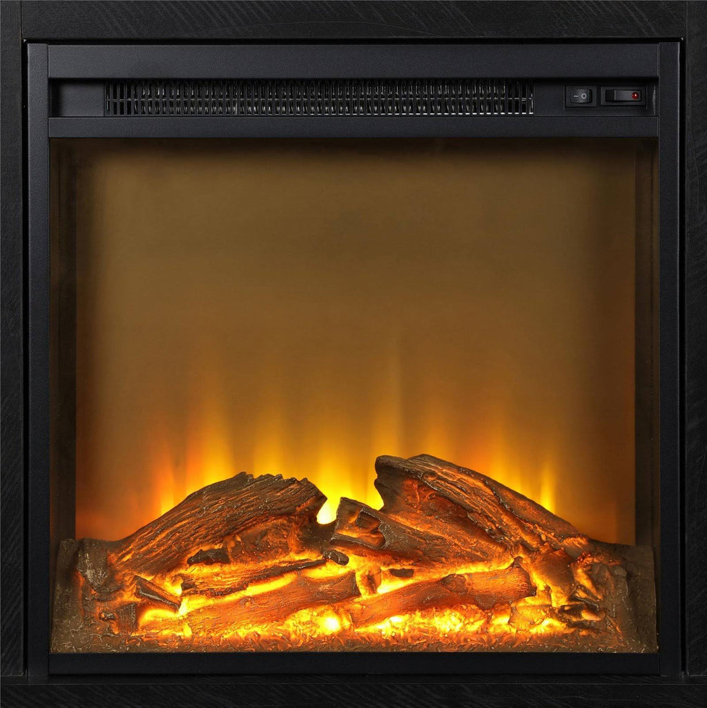 Black Fireplace TV Console R919194