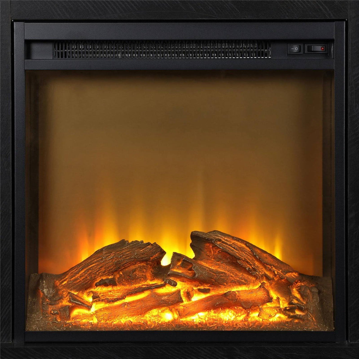 Black Fireplace TV Console R919194