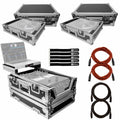 11x22 DJ Mixer Road Case with 2 Rane Twelv M37415