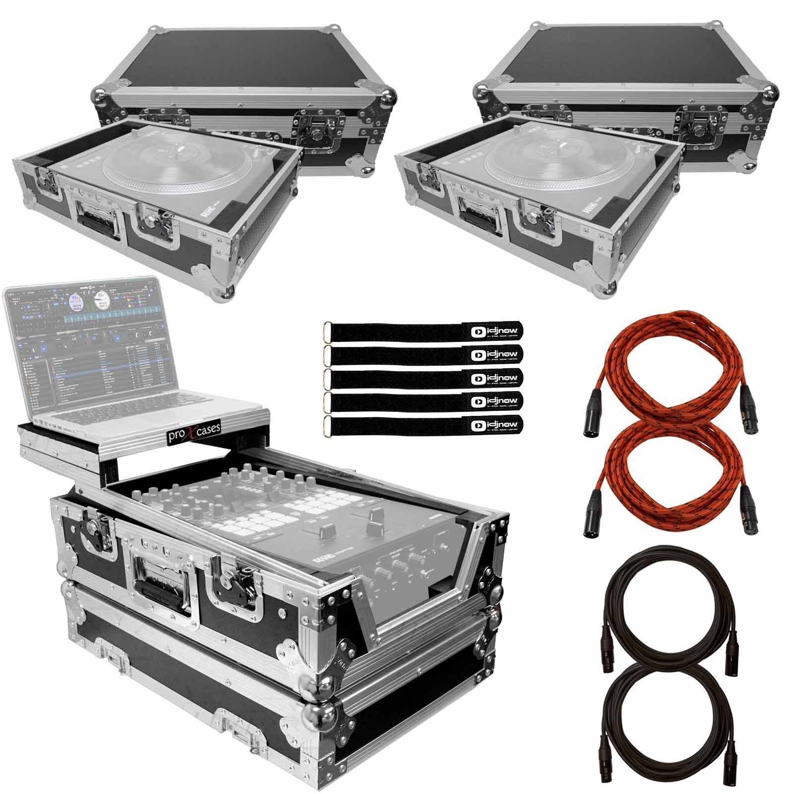 11x22 DJ Mixer Road Case with 2 Rane Twelv M37415