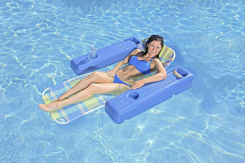 Caribbean Plaid Swimming Pool Lounge Float C1548